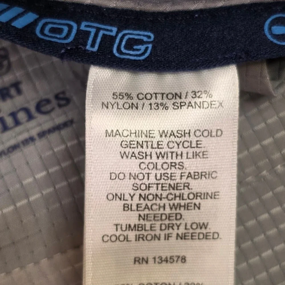 Vineyard Vines Men's Sz 42 On-The-Go Shorts Blue Performance Stretch OTG Chino‎